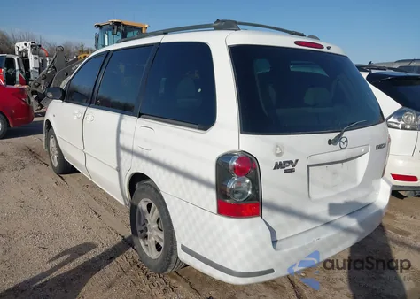 2005 Mazda Mpv Lx z USA, uszkodzony, nr VIN JM3LW28A250541893